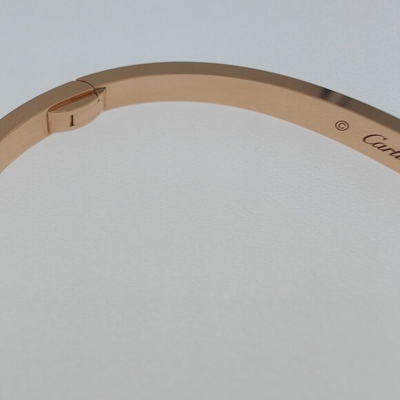 Cartier Love bracelet 18K rose gold size 17 - Picture 6 of 9
